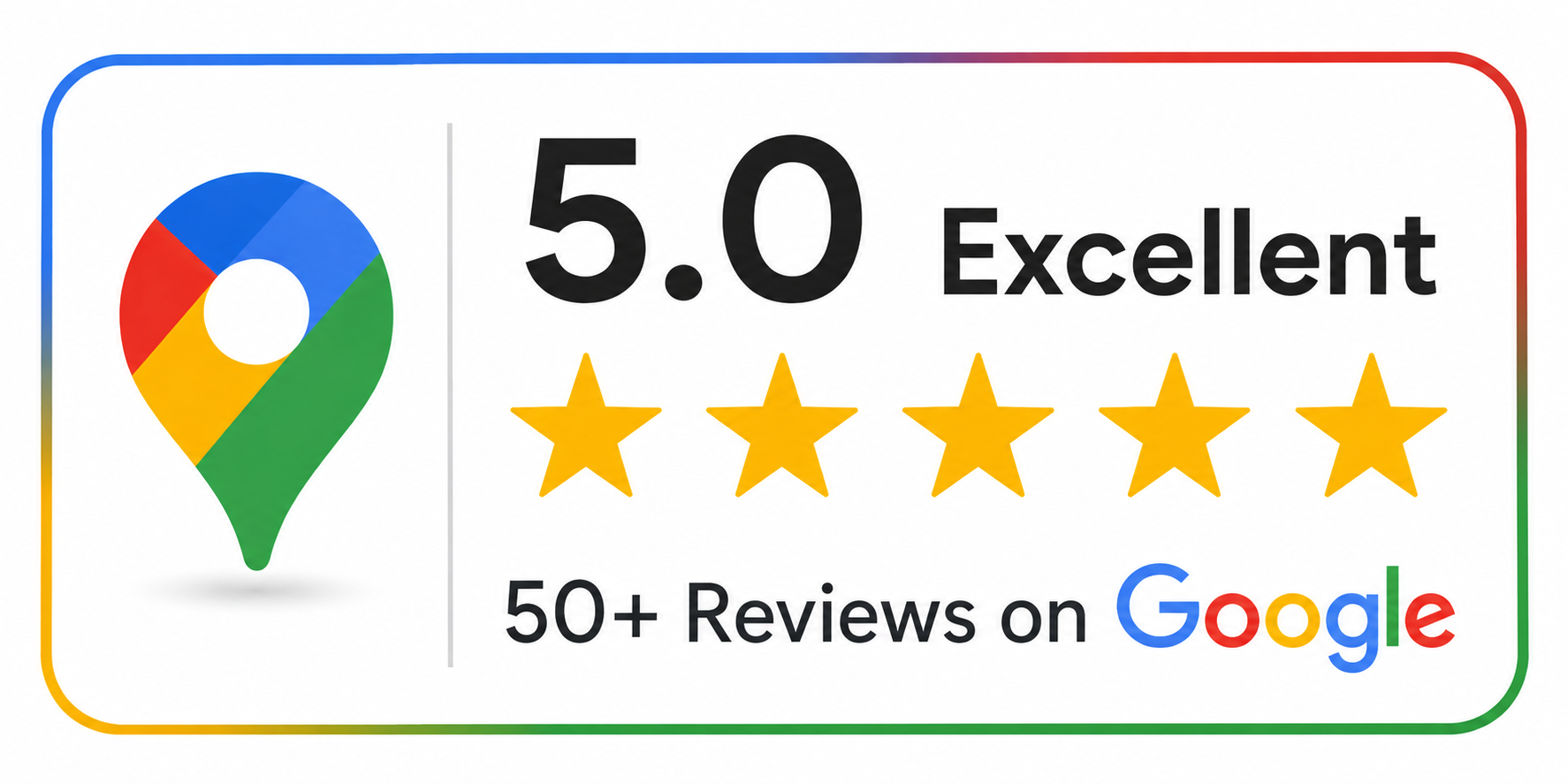 5.0 Excellent 48 Reviews on Google